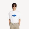 Oversized-T-Shirt für Herren von Wet Brush in Weiß Oversized-T-Shirt für Herren von Wet Brush in Weiß