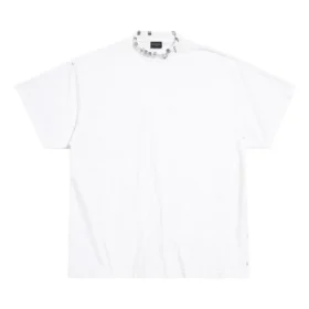 Oversized-T-Shirt mit Lochmuster „White“ 761460TPVD49000