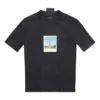 Paris By Day Tight Small Fit T-Shirt „Black Faded“ 745019TOVC71055