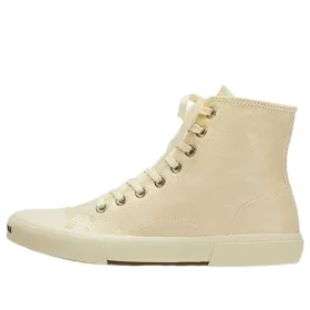 Paris High-Top-Sneaker „Beiges Leder und beiger Gummi“ 688752W3RCA9090