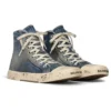 Paris High-Top-Sneaker „Blue Destroyed Denim and Rubber“ 688752W3RCL4090