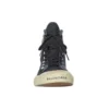Paris High-Top-Sneaker „Schwarze, zerrissene Baumwolle und weißer Gummi“ 688752W3RC11090