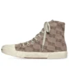 Paris High-Top-Sneaker „Tan BB Monogram Cotton and White Rubber“ 688756W3RQ12298