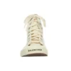 Paris High-Top-Sneaker „Weiße, aufgeraute Baumwolle und weiße Sohle“ 688752W3RC49090