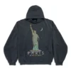 Paris Liberty Hoodie Oversized „Schwarz“ 739024TQVS11083