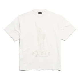 Paris Liberty T-Shirt „Off White“ 764235TQVR99016