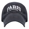 Paris Logo Baseball-Kappe „Washed Black White“ 680748-410B2