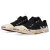 Paris Low-Top-Graffiti-Sneaker „Black and White Destroyed Cotton“ 688757W3RR51099