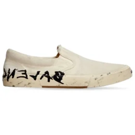 Paris Low-Top-Slip-On-Schuhe „Washed White Cotton“ 710295W3RR59010