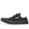 Paris Low-Top-Sneaker „Black Destroyed Cotton and Black Rubber“ 688754W3RP21010