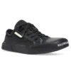 Paris Low-Top-Sneaker „Black Destroyed Cotton and Black Rubber“ 688754W3RP21010