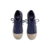Paris Low-Top-Sneaker „Indigo Destroyed Cotton und White Rubber“ 688752W3RC14990