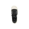 Paris Low-Top-Sneaker „Schwarze, zerrissene Baumwolle und weißer Gummi“ 688754W3RC21090