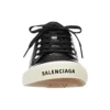 Paris Low-Top-Sneaker „Schwarze, zerrissene Baumwolle und weißer Gummi“ 688754W3RCB1090