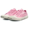 Paris Low-Top-Sneaker „Washed Pink Cotton and White Rubber“ 688757W3RC25590