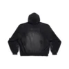 Paris Moon No Pocket Hoodie Oversized „Black Faded“ 744462TOVE31055