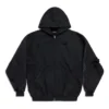 Paris Moon Oberbekleidung Oversize-Hoodies mit Reißverschluss „Schwarz“ 744444TOVE51055