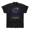 Paris Moon T-Shirt Oversized „Black Faded“ 739028TOVE41055