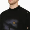 Paris Moon T-Shirt Oversized „Black Faded“ 739028TQVX61055