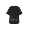 Paris Moon Upside Down T-Shirt Oversized „Black Faded“ 698811TOVT31055