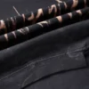 Paris Moon Upside Down T-Shirt Oversized „Black Faded“ 698811TOVT31055