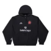 Paris Soccer Hoodie mit Reißverschluss, Medium Fit „Schwarz Weiß“ 744457TPVS61070