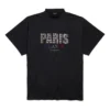 Paris Strass T-Shirt Oversized „Schwarz“ 787349TRVL51000