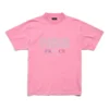 Paris Strass T-Shirt Small Fit „Pink Faded“ 809122TRVL59568