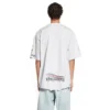 Paris Upside Down T-Shirt Oversized „White“ 698811TMVC9900