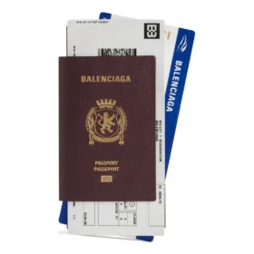 Pass-Brieftasche, lang, für 2 Tickets „Dark Red“ 7877772AA3R6027