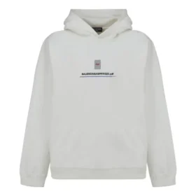 PDF Logo Oversized Popover-Hoodie „Off White“ 674986TLVF89016