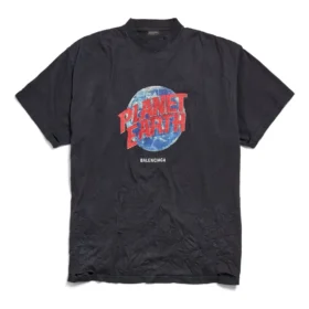 Planet Earth T-Shirt Oversized „Schwarz“ 787349TRVC91055