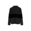 Political Campaign gerippter Panel-Pullover „Grey“ 675293T32011281