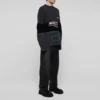 Political Campaign gerippter Panel-Pullover „Grey“ 675293T32011281