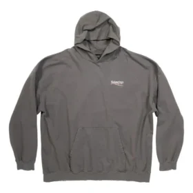 Political Campaign Hoodie in großer Passform „Grey“ 620973TNVG6