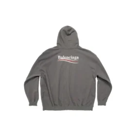 Political Campaign Hoodie in großer Passform „Grey“ 620973TNVG6