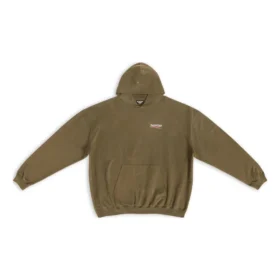 Political Campaign Hoodie in weiter Passform „Khaki“ 620973TKVI92463