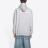 Political Campaign Hoodie, mittlere Passform „Grau“ 600583TKVI91379