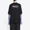 Political Campaign Layer T-Shirt „Black“ 698631TKVJ11070
