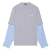 Political Campaign Layer T-Shirt „Grau“ 671401TKVJ11379