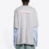 Political Campaign Layer T-Shirt „Grau“ 671401TKVJ11379
