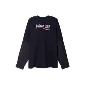 Political Campaign Layer T-Shirt, Oversize „Black“ 698631TKVJ19070