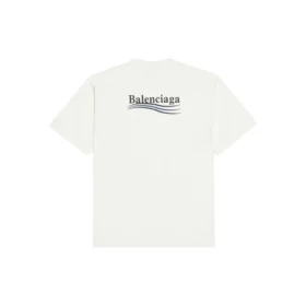 Political Campaign – Rundhals-Shirt mit Stickerei in weiter Passform „Weiß“ 641655TKVJ19084