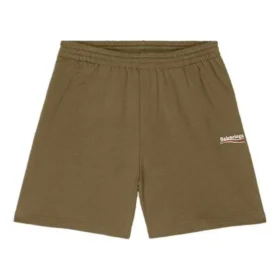 Political Campaign Sweat Shorts „Khaki“ 676137TKVI92463