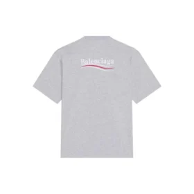 Political Campaign T-Shirt, Large-Passform „Grau“ 641675TKVJ11379