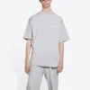 Political Campaign T-Shirt, Large-Passform „Grau“ 641675TKVJ11379