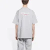 Political Campaign T-Shirt, Large-Passform „Grau“ 641675TKVJ11379