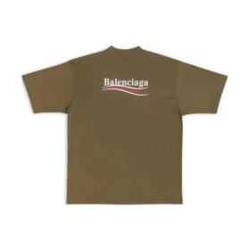 Political Campaign T-Shirt, Large-Passform „Khaki“ 641675TKVJ12463