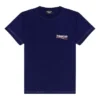 Political Campaign T-Shirt, mittlere Passform „Pacific Blue White“ 620967TKVJ11195