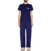 Political Campaign T-Shirt, mittlere Passform „Pacific Blue White“ 620967TKVJ11195